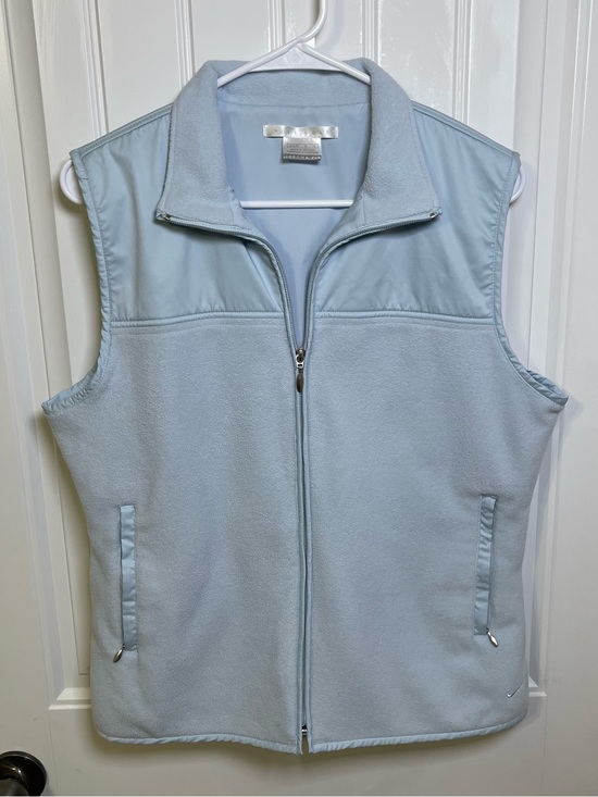 Nike Jackets & Blazers - Nike Golf Therma-FIT Women's Fleece Vest – Ice Blue, Size L (12-14)